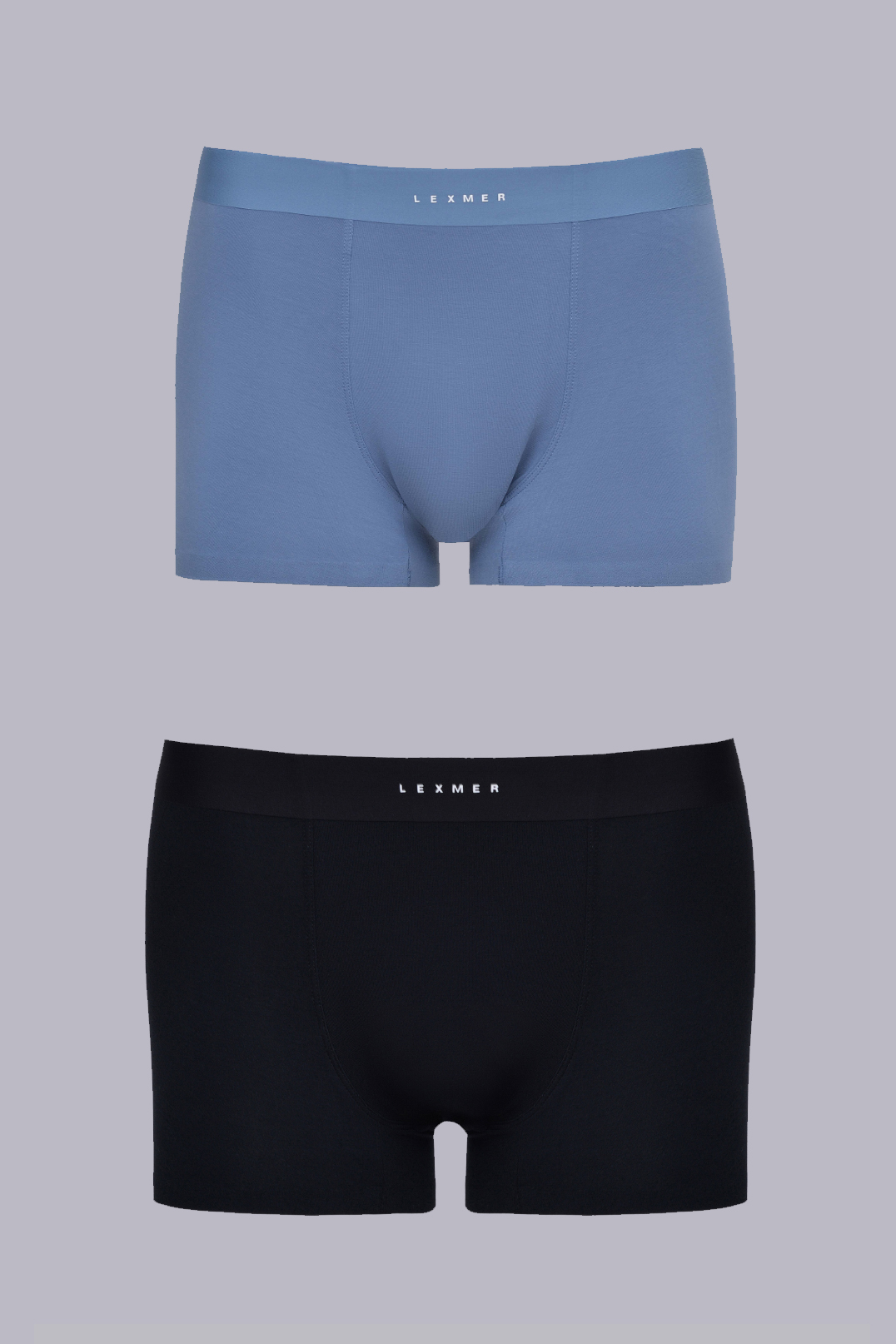 Боксеры муж. п/уп NNB-VB-M-1BLUE-1BLACK