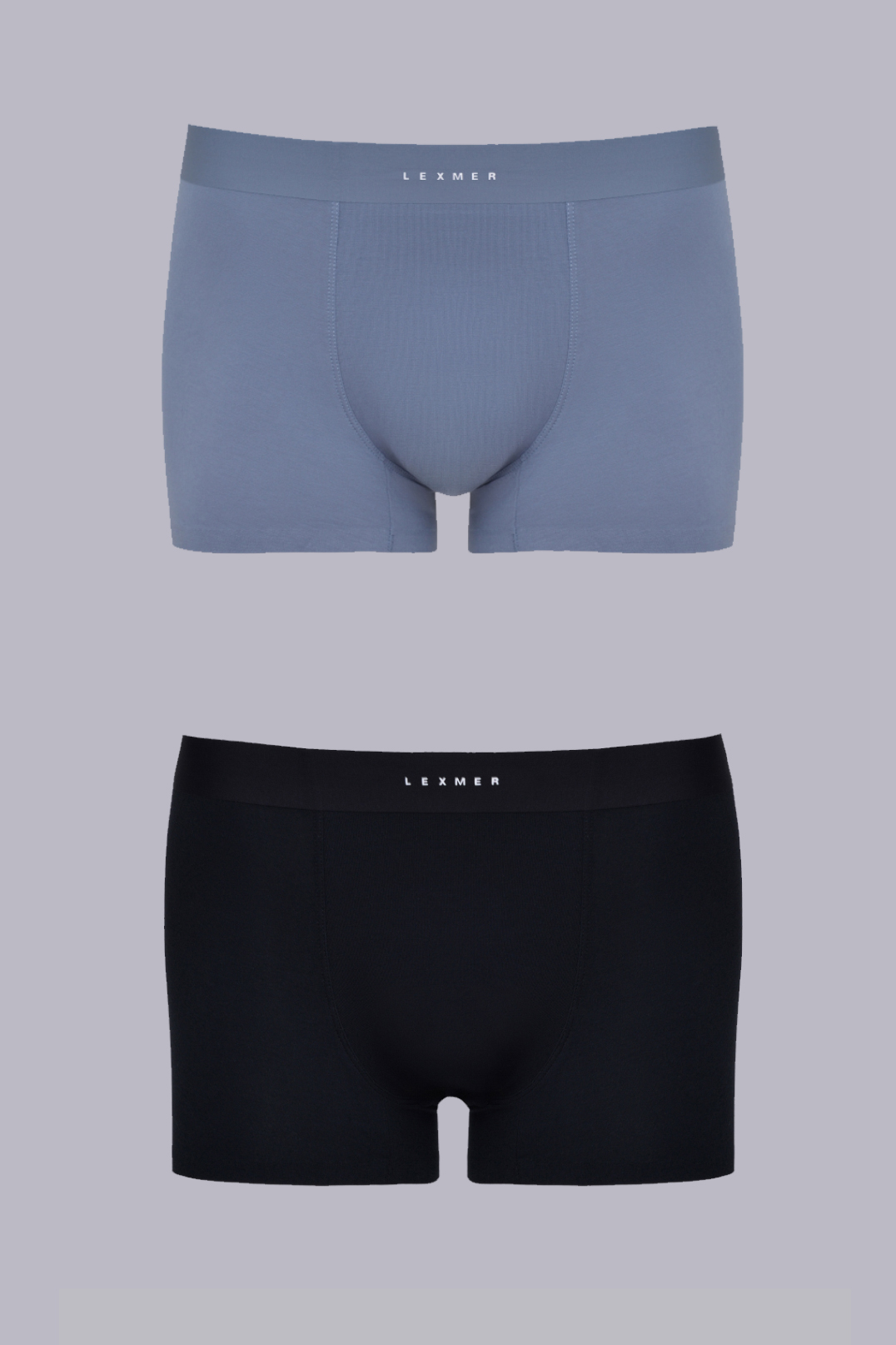 Боксеры муж. п/уп NNB-VB-M-1GREY-1BLACK