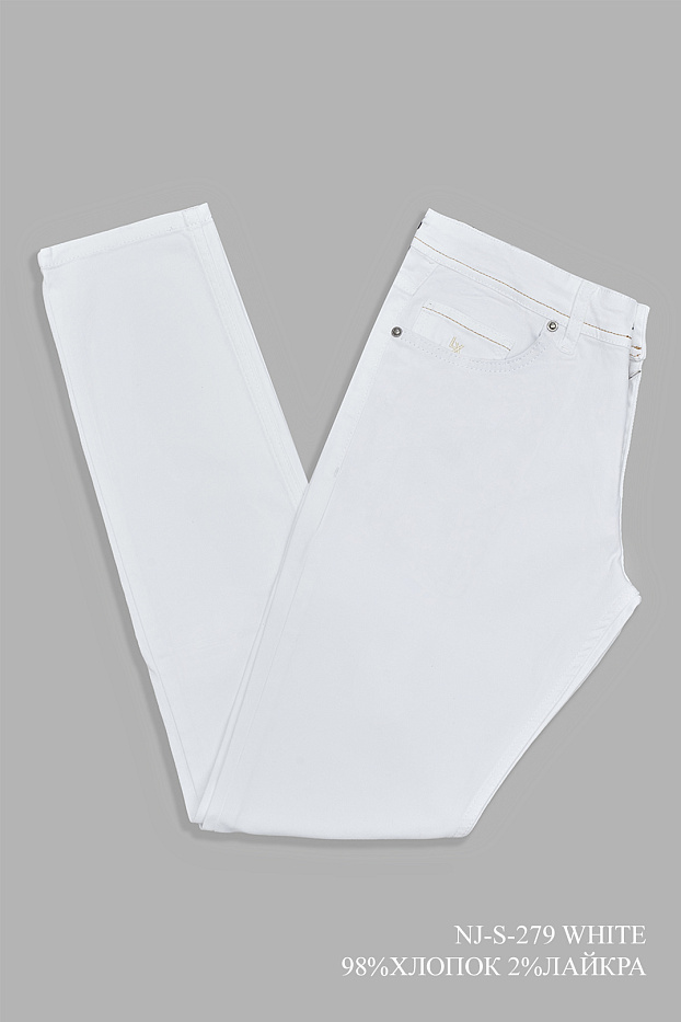 Джинсы мужские NJ-S-279 WHITE