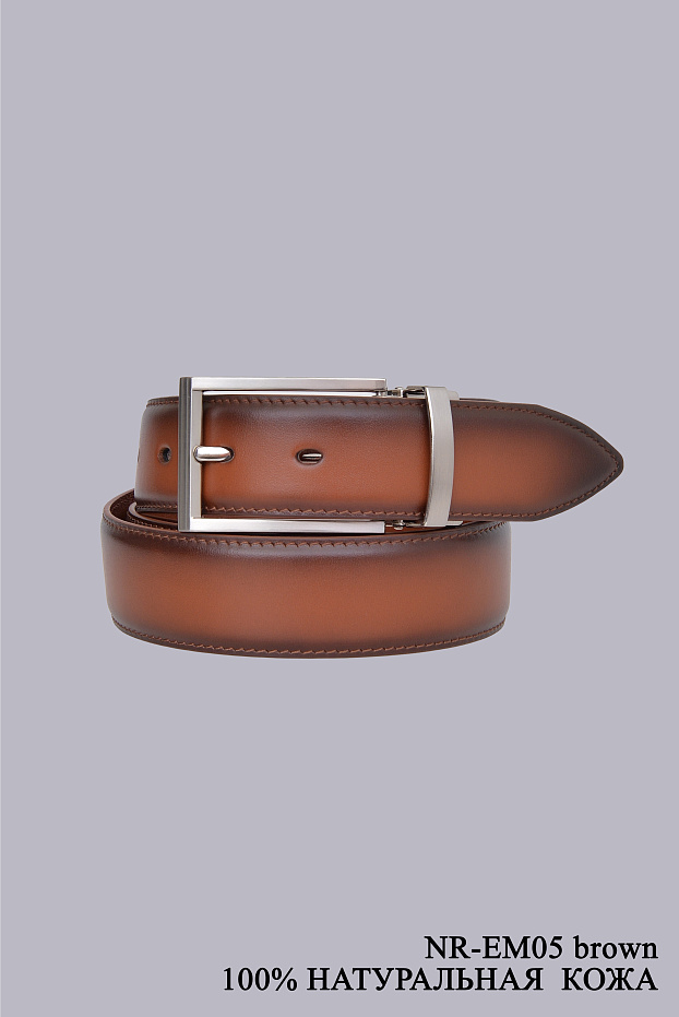 Ремень мужской NR-EM05 brown