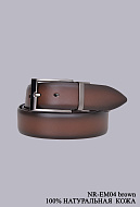 Ремень мужской NR-EM04 brown
